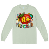 Matcha a plus teacher Long Sleeve Tee - texasbilliewilder