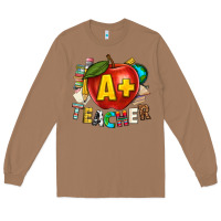 Toasted Coconut a plus teacher Long Sleeve Tee - texasbilliewilder