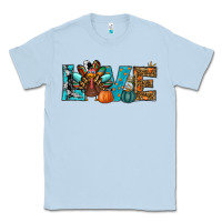 Dusty Blue love thanksgivings turkey Classic Tee - RanaPortraitStore
