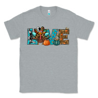 Heather Grey love thanksgivings turkey Classic Tee - RanaPortraitStore