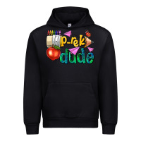 Black pre k school pencil dude Urban Hoodie - NancyCooperArtShop