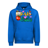 Cobalt pre k school pencil dude Urban Hoodie - NancyCooperArtShop