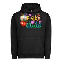 Pigment Black pre k school pencil dude Urban Hoodie - NancyCooperArtShop