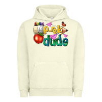 Pigment Pistachio pre k school pencil dude Urban Hoodie - NancyCooperArtShop