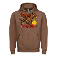 Chestnut crawfish bayou baddie Zipper Hoodie - FaDigitalArtStudio
