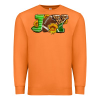 Carrot joy with football ball and sunflower ado Premium Sweatshirt - AdoDesignShop