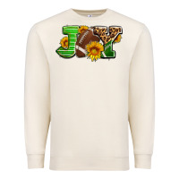 Joy With Football Ball And Sunflower Ado Premium Sweatshirt | Teevron