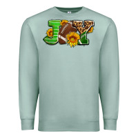 Seafoam joy with football ball and sunflower ado Premium Sweatshirt - AdoDesignShop