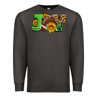 Smoke joy with football ball and sunflower ado Premium Sweatshirt - AdoDesignShop