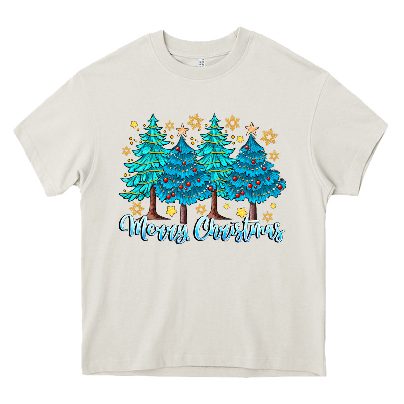 Merry Christmas Heavy Core Tee by CowhideDigitalArt | Teevron