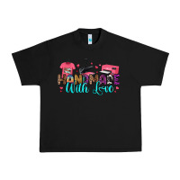 Black handmade with love Urban Heavy Tee - RanaPortraitStore