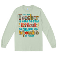 Matcha a truly great teacher Long Sleeve Tee - texasbilliewilder