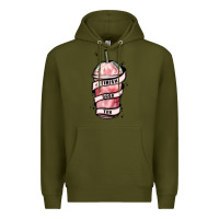 Army Green finish your tbr Premium Hoodie - MaliasSmallBusiness