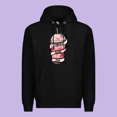 Finish Your Tbr Premium Hoodie Designed By Maliassmallbusiness