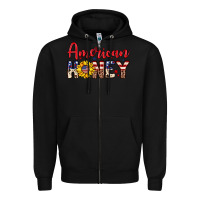 Black American honey Zipper Hoodie - Neo Western