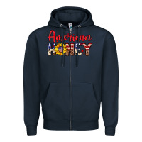 Navy American honey Zipper Hoodie - Neo Western