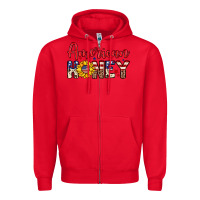 Red American honey Zipper Hoodie - Neo Western