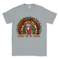 Heather Grey gobble till you wobble thanksgiving rainbow Classic Tee - RanaPortraitStore