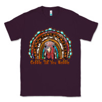 Plum gobble till you wobble thanksgiving rainbow Classic Tee - RanaPortraitStore