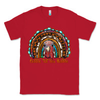 Gobble Till You Wobble Thanksgiving Rainbow Classic Tee | Teevron