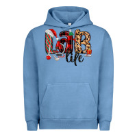 Pigment Pebble Blue lab life christmas Urban Hoodie - MaliasSmallBusiness