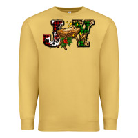 Antique Gold joy with baby jesus ado Premium Sweatshirt - AdoDesignShop