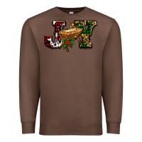 Chestnut joy with baby jesus ado Premium Sweatshirt - AdoDesignShop