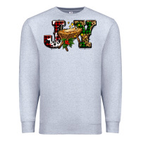 Heather Grey joy with baby jesus ado Premium Sweatshirt - AdoDesignShop