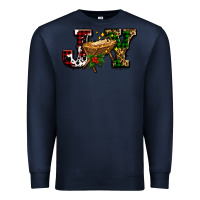 Navy joy with baby jesus ado Premium Sweatshirt - AdoDesignShop