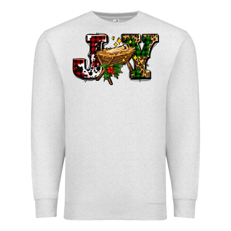 Joy With Baby Jesus Ado Premium Sweatshirt by AdoDesignShop | Teevron