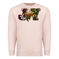 Pale Pink joy with baby jesus ado Premium Sweatshirt - AdoDesignShop