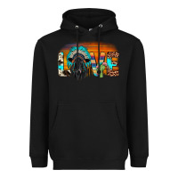 Black love black angus indian headdress Heavyweight Hoodie - JahusDesignShop