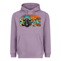 Lavender love black angus indian headdress Heavyweight Hoodie - JahusDesignShop