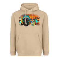 Mushroom love black angus indian headdress Heavyweight Hoodie - JahusDesignShop