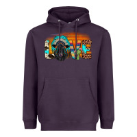 Plum love black angus indian headdress Heavyweight Hoodie - JahusDesignShop