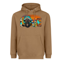 Toasted Coconut love black angus indian headdress Heavyweight Hoodie - JahusDesignShop