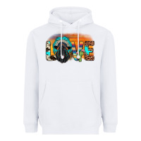 White love black angus indian headdress Heavyweight Hoodie - JahusDesignShop