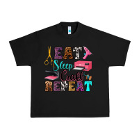 Black eat sleep craft repeat Urban Heavy Tee - RanaPortraitStore
