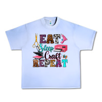 Grape Ice eat sleep craft repeat Urban Heavy Tee - RanaPortraitStore