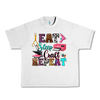 Lunar Rock eat sleep craft repeat Urban Heavy Tee - RanaPortraitStore
