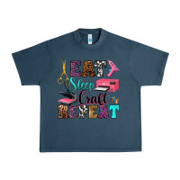 Midnight Navy eat sleep craft repeat Urban Heavy Tee - RanaPortraitStore