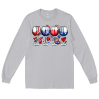 Moon Dust American wine glasses Long Sleeve Tee - Zillion Design Studio