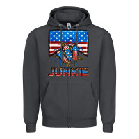 Smoke American junkie Zipper Hoodie - Neo Western
