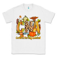 White fall cna certified nursing assistant Classic Tee - Zillion Design Studio