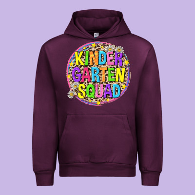 Kindergarten Squad Urban Hoodie Designed By Nancycooperartshop