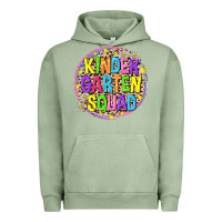 Pigment Oil Green kindergarten squad Urban Hoodie - NancyCooperArtShop