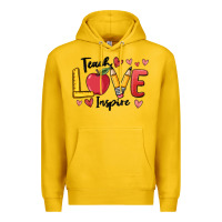 Lemon teach love inspire Premium Hoodie - MaliasSmallBusiness