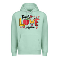 Seafoam teach love inspire Premium Hoodie - MaliasSmallBusiness