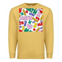 Antique Gold math seamless pattern Premium Sweatshirt - BundleAndBundleShop