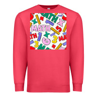 Cardinal math seamless pattern Premium Sweatshirt - BundleAndBundleShop